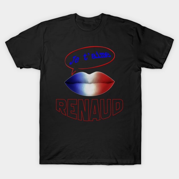 JE TAIME FRENCH KISS RENAUD T-Shirt by ShamSahid